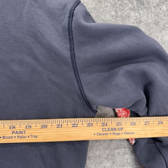 Driftwood Womens Knit Full Zip Hoodie Size XL Americana Patchwork Embroidered - Picture 10 of 11